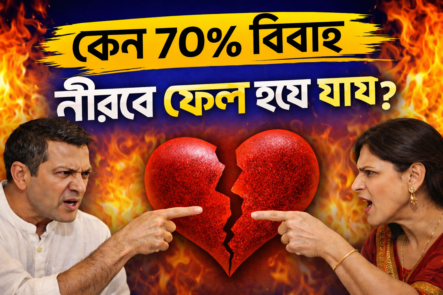 কেন ৭০% বিবাহ নীরবে ভেঙে যায়? | দাম্পত্য জীবনের বাস্তব কারণ ও সমাধান ২০২৬